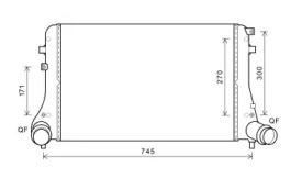 AVA QUALITY COOLING vw4377 -  Интеркулер